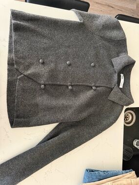 Zara Dark Gray Knit Sweater